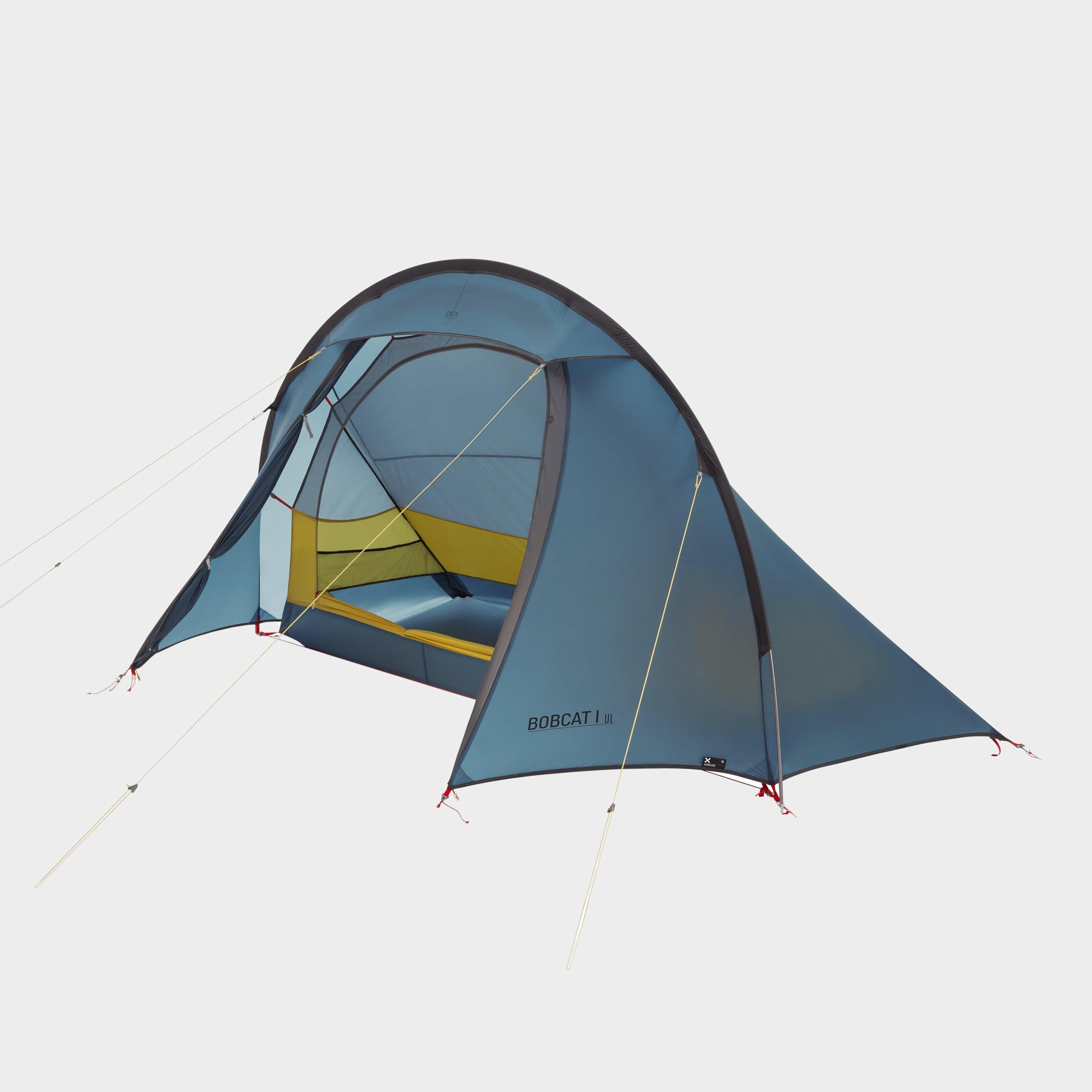 OEX Bobcat I Ultralight 1 Man Tent, Backpacking, Wild Camping and Hiking, Under 1kg, 3 Season, Porch, Sil/Nylon Waterproof, Trekking and Expedition, Blue Sports & Outdoors