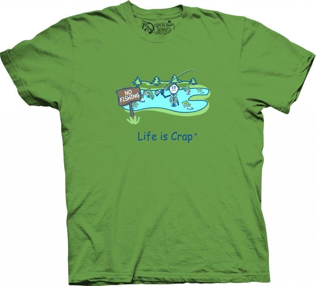 No Fly Fishing Man