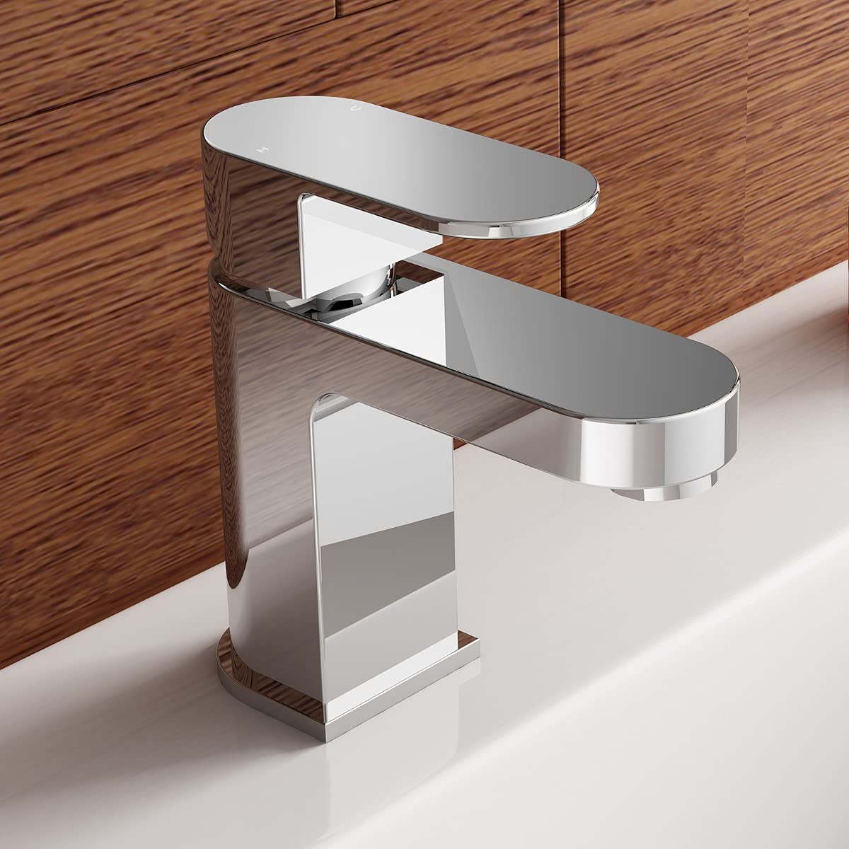 Modern Mono Mixer Tap with Basin Waste Chrome