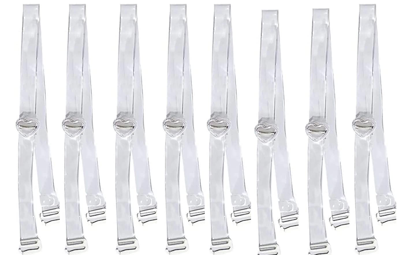 � Women's Silicone Transparent Adjustable Detachable Bra Straps comfortable wear free size (8)-image-8
