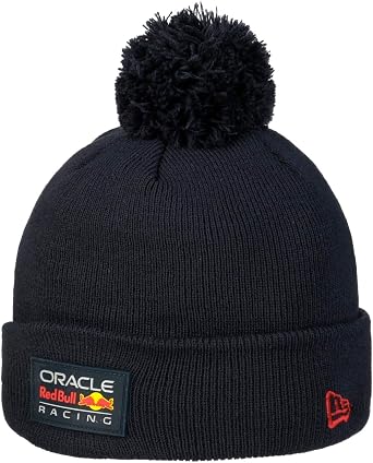 New Era Unisex Red Bull F1 Essential Pom Beanie Beanie Hat