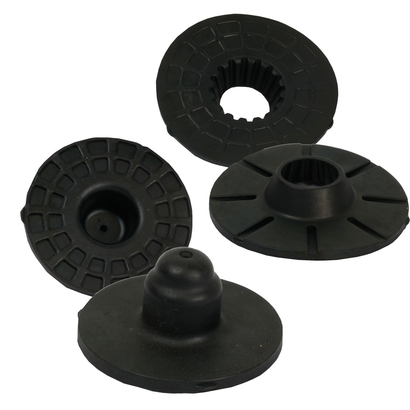 4xFEDERTELLER Anschlagpuffer Hinterachse | 2x 00504082 + 2x 00504084 passend für Astra G H