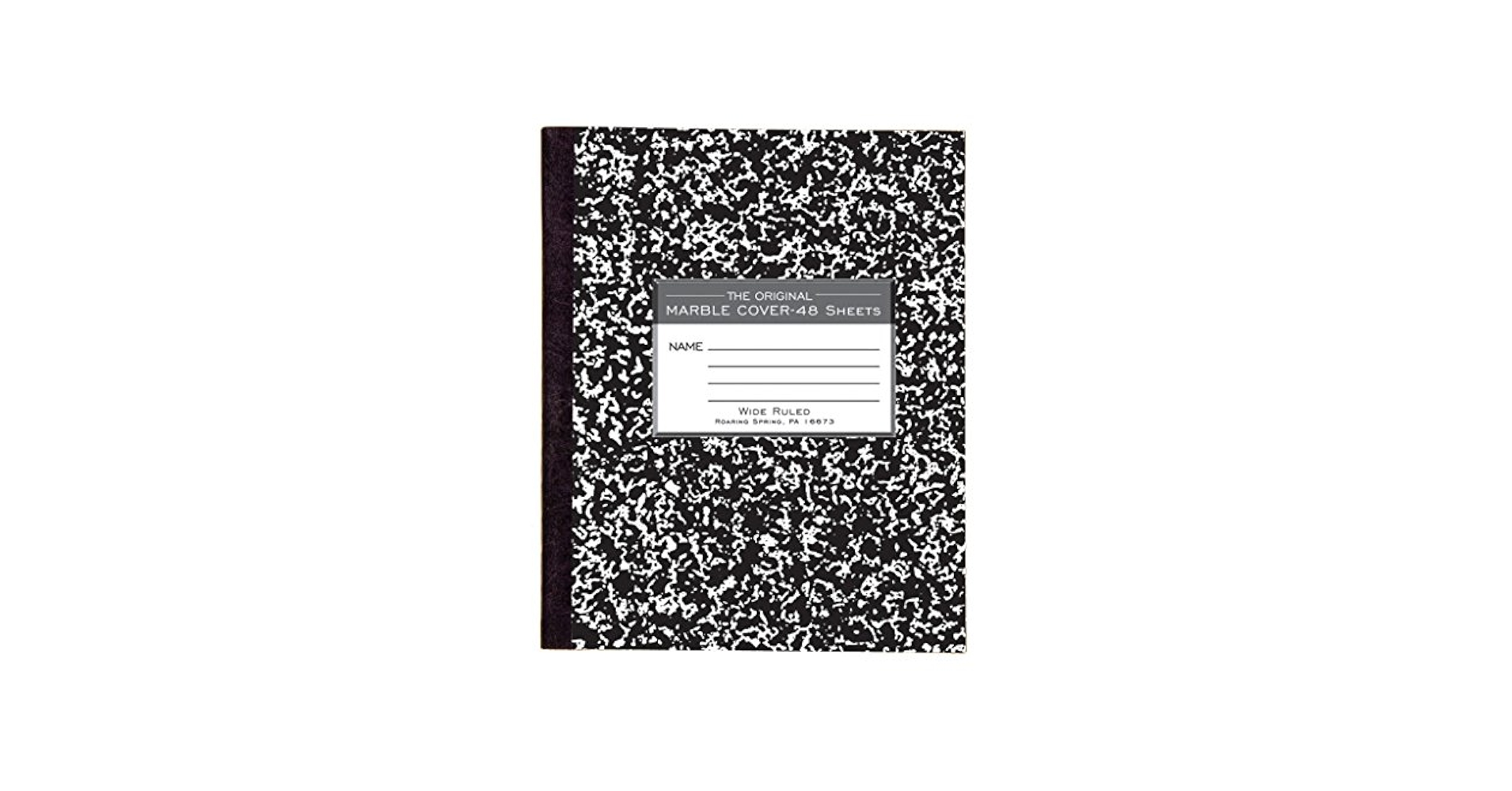 Amazon.com : Roaring Spring Tape Bound Composition Notebooks