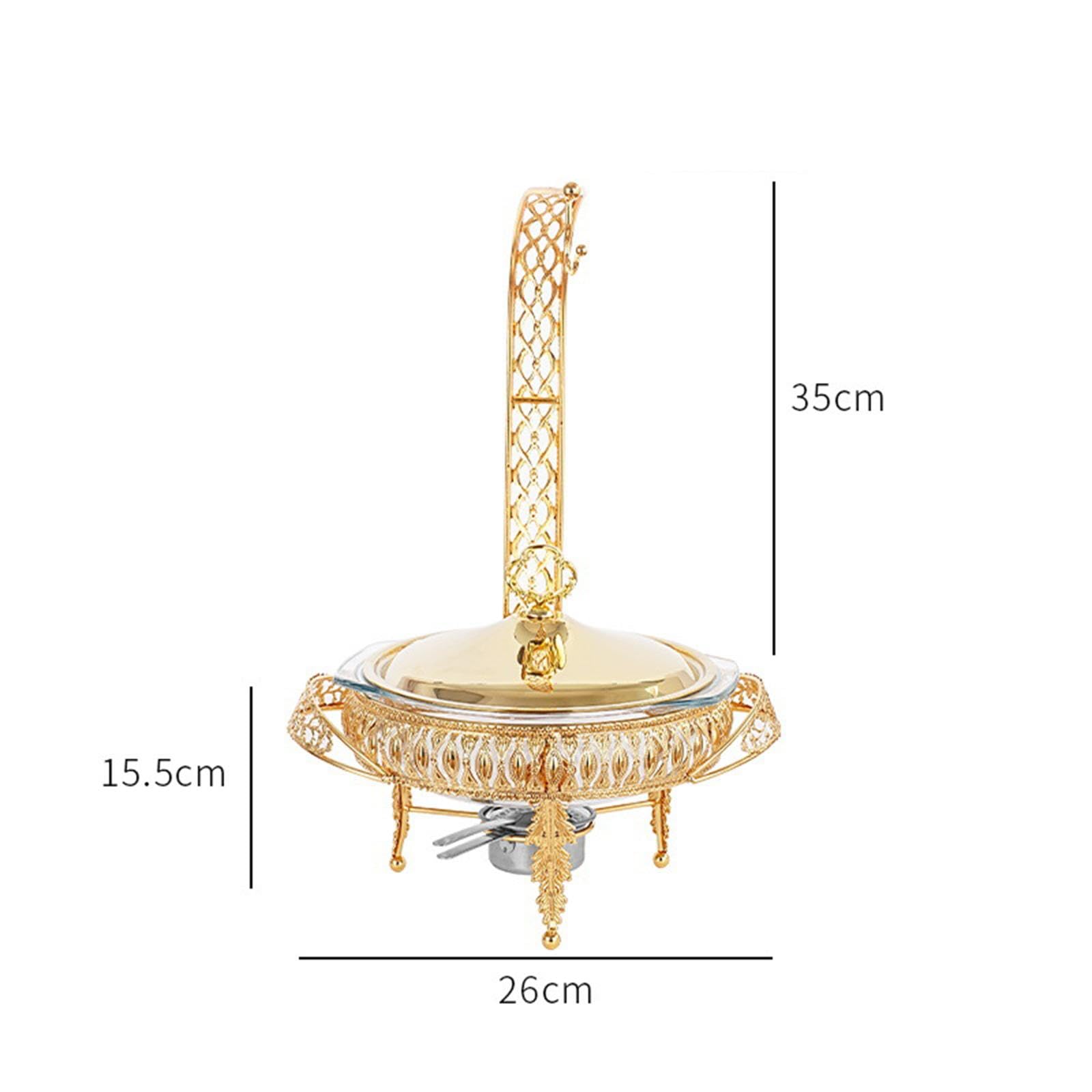 Juego de Buffet Calentador para Una Experiencia Gastronómica Elegante, 2L