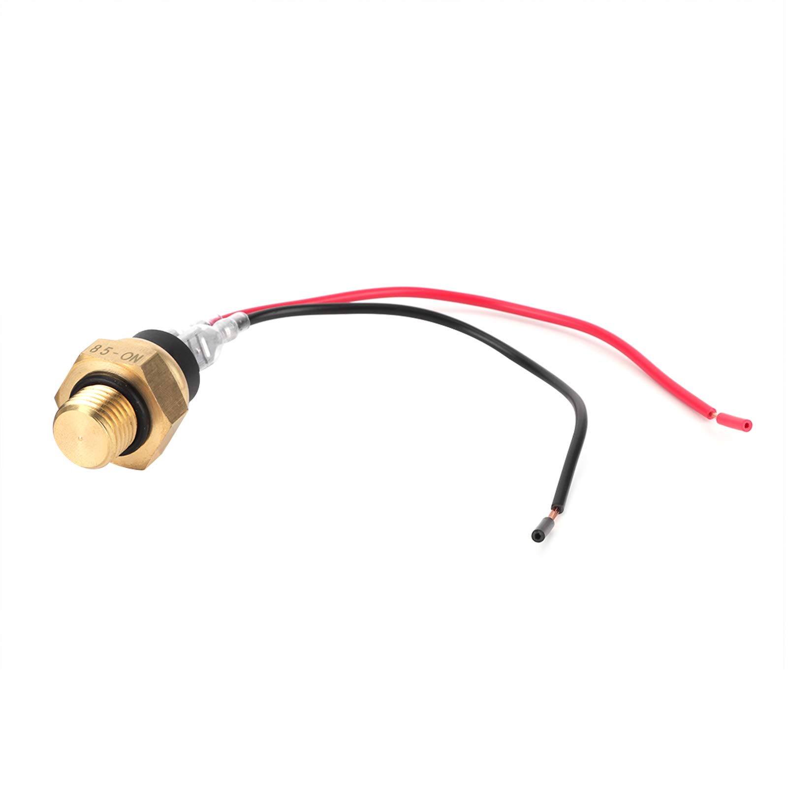 Interruptor De Temperatura Del Agua, Termostato Interruptor De Temperatura Del Agua Radiador Refrigerante Sensor De Temperatura Del Ventilador Para Motocicleta ATV Vehículo Todo Terreno(naranja)