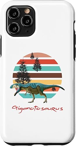 Vista 31 de iPhone XR Giganotosaurus Retro T rex prehistoric dinosaur Father's day Case