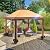 OUTDOOR LIVING SUNTIME Pop Up Gazebo Polyester Canopy Tent