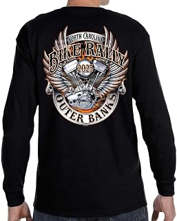 2025 Outer Banks Bike Rally Engine Emblem Long Sleeve