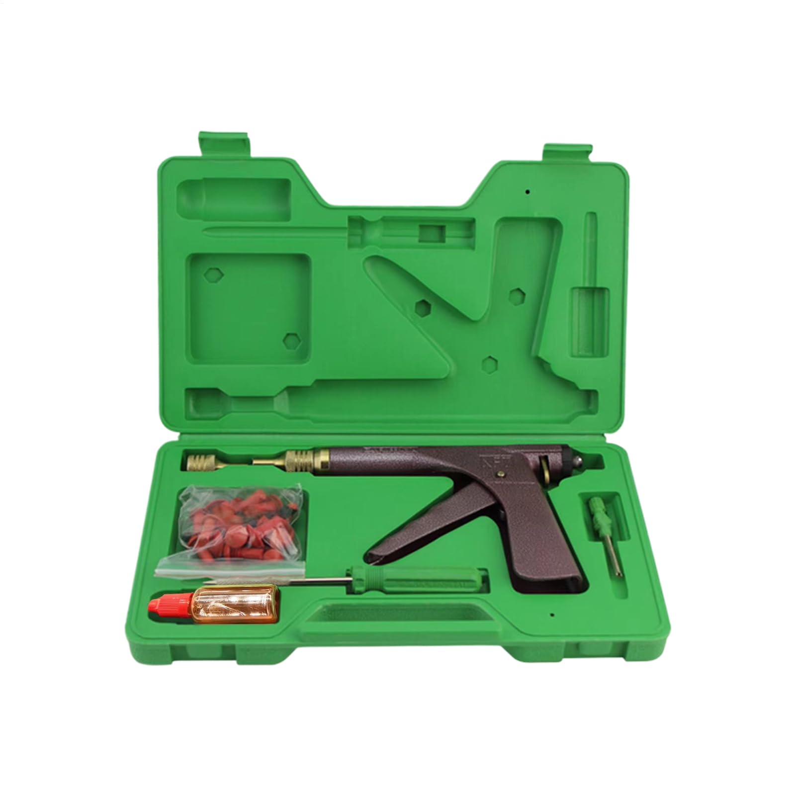 Kit Riparazione Foratura Pneumatici Moto Utensile Compressore Valvola | Kit riparazione pneumatici a tappo Attrezzo per valvole per strada, sentiero, ATV, camion, trattori e tosaerba
