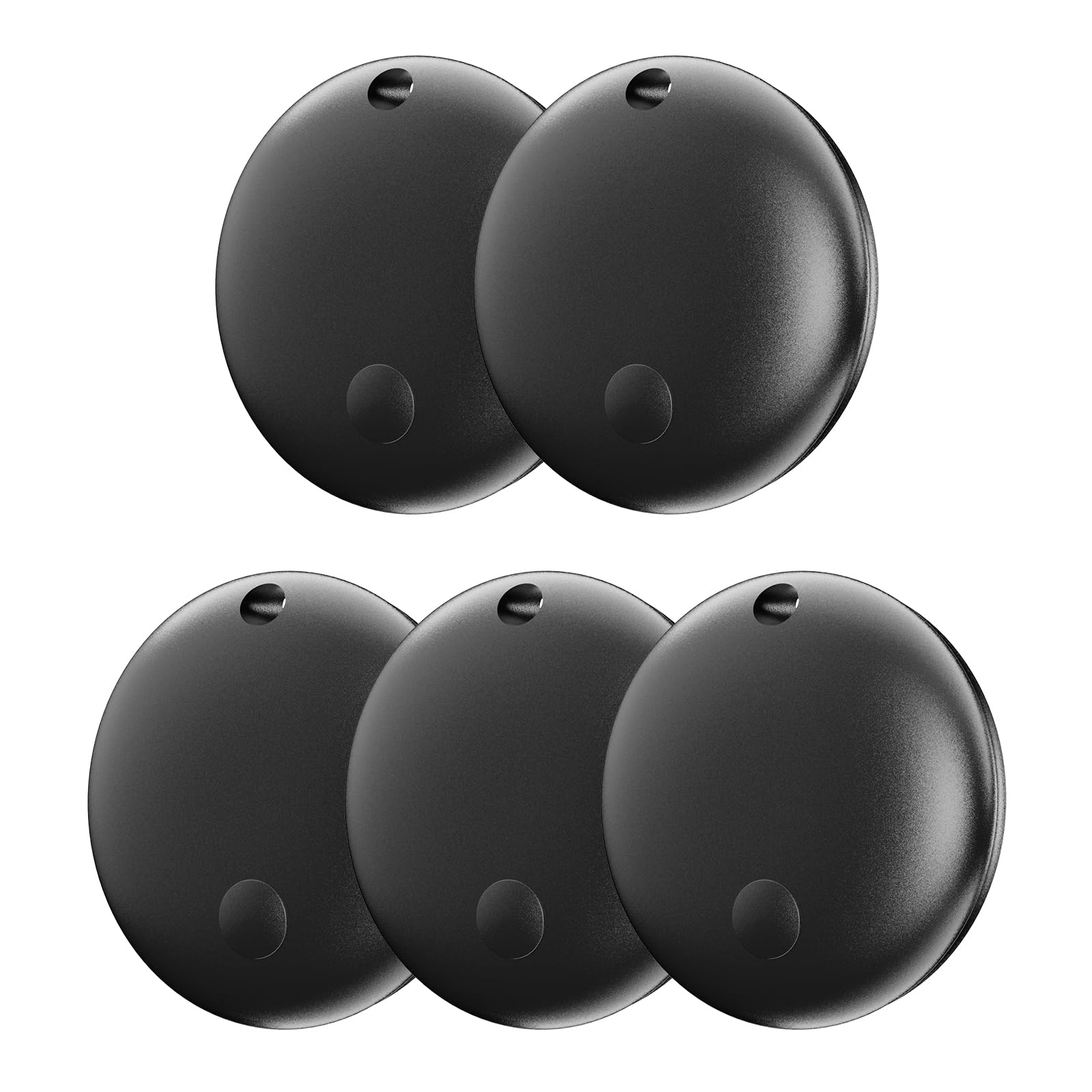 Etiqueta Air Tracker, rastreador Bluetooth impermeable IP67, buscador de llaveros, localizador de artículos para bolsos, mochilas, equipaje, mascotas, carteras (solo Android, negro-5)