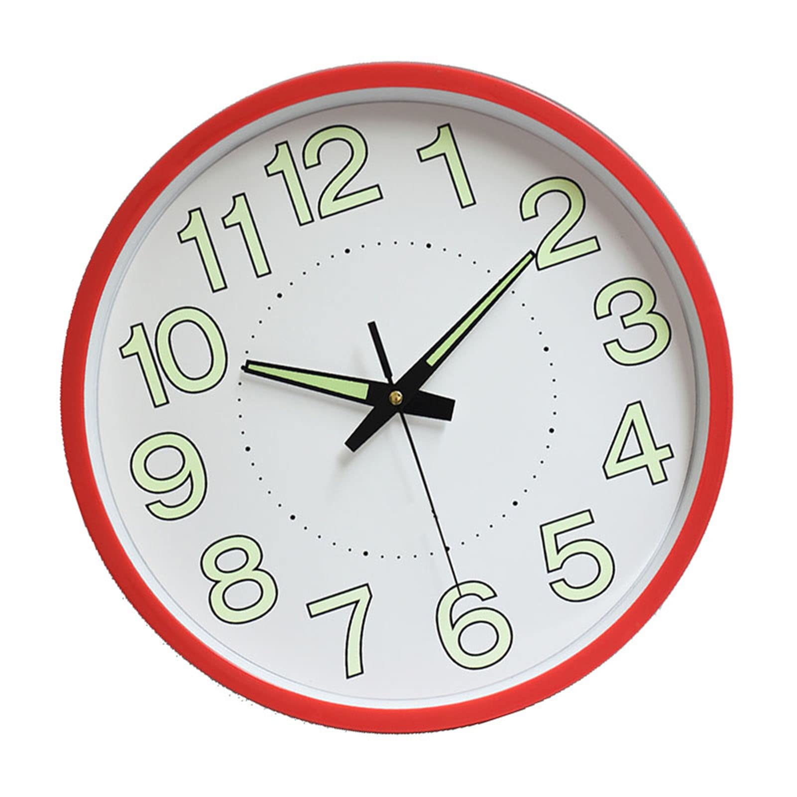 Horloge murale ronde lumineuse pour salon et réunion