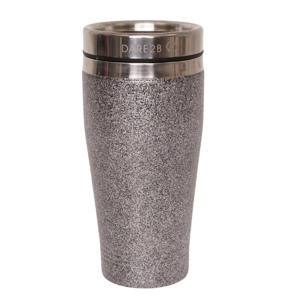 Dare 2b Glitter Metal Insulated Travel Mug, Black, 450ml