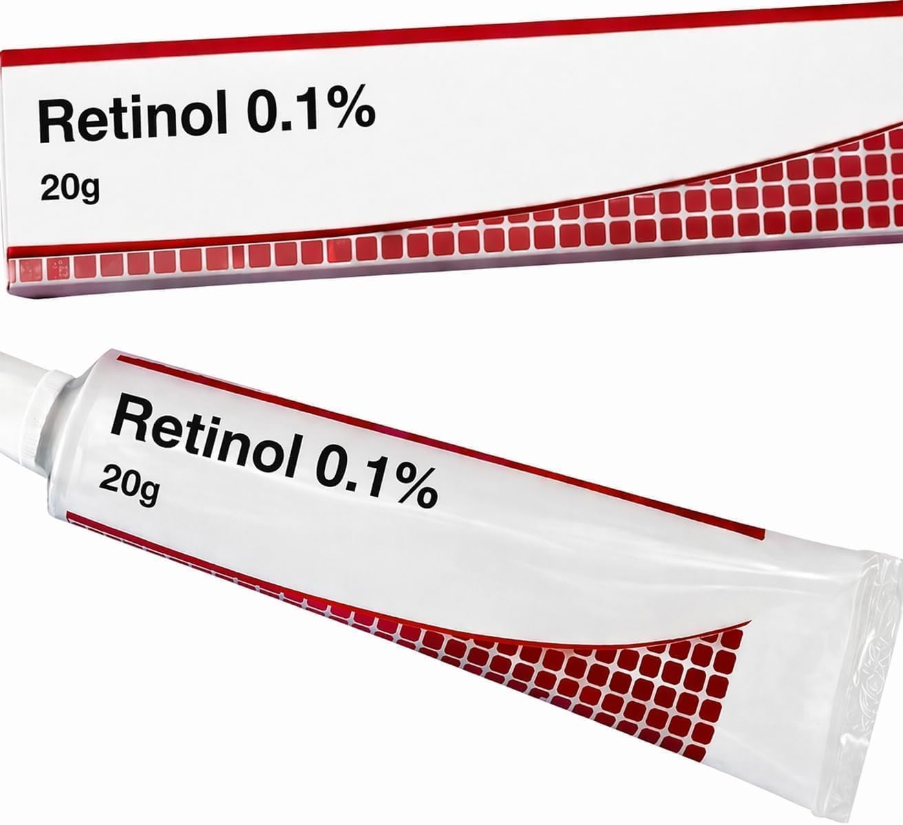 Retinol 0.1% Skincare Gel – Vitamin A Cosmetic Formula for Smoother & Clearer Looking Skin – Lightweight Night Care – 20g (one size)