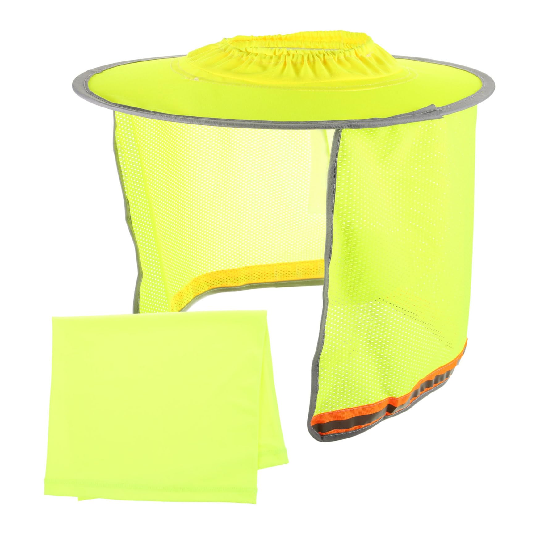 ULTECHNOVO 4piezas Sombrero De Protección Solar Para Casco Visera y Cubierta De Cuello Para Obras y Instalaciones Al Aire Protección Uv y Comodidad Construcción