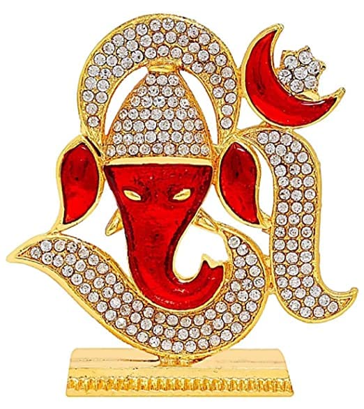 Buy OM Ganesh Idol for Car Dashboard Ganesha Murti Ganpati Statue for