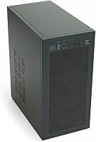 Zalman Cubix Compact mATX Mini Tower PC Case - 0.8T Steel, ATX PSU Support, USB 3.0, 80mm Fan, Black SFF Build