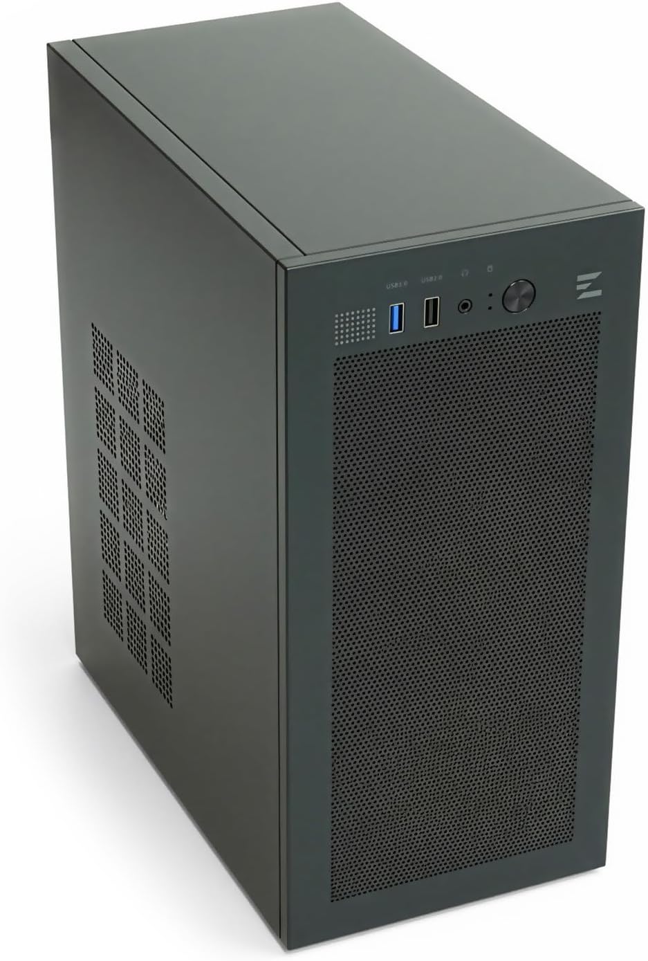 Zalman CUBIX Compact mATX PC Case Micro-ATX/Mini-ITX/DTX SFF SFX HTPC Small Computer Chassis, Standard ATX Power, USB 3.0 (White)