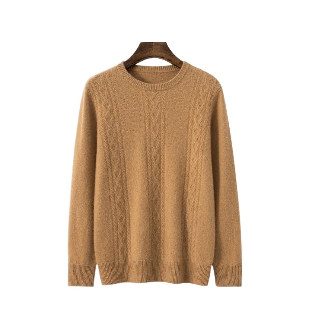 Pull en cachemire chaud contre le froid hivernal pour homme mûr