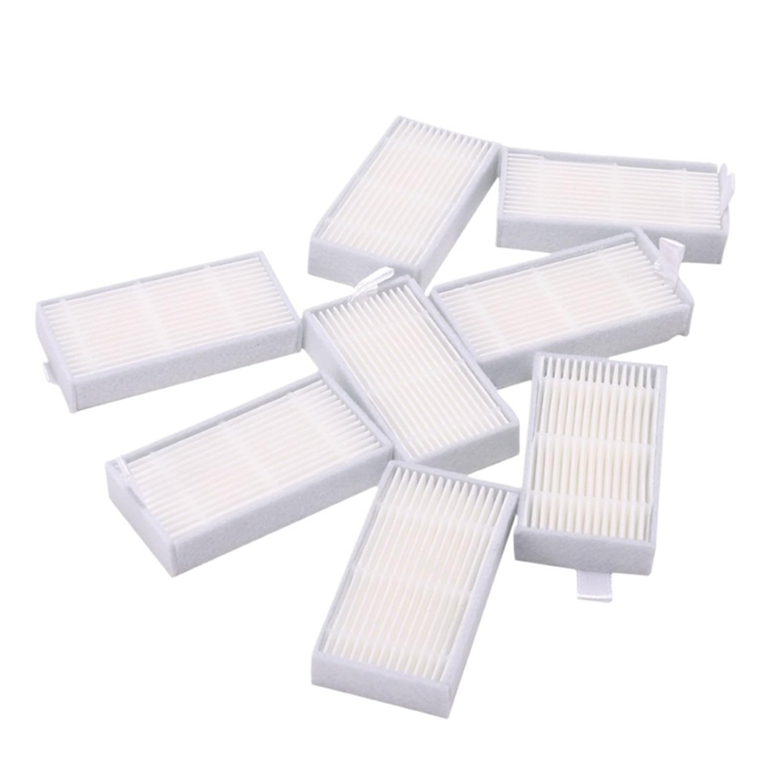 GENTERUN 8 Pack Replace Filter ，Compatible For Ilife， V3S V5 V5S Pro Dust Collection