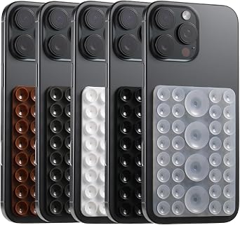 5Pcs Suction Phone Case Adhesive Mount, Phone Sticky Grip Holder