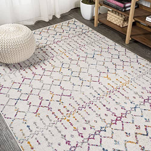 Eyely Tapete Boho Vintage Diamante 7'9" x 10' Rectangular miniatura 5