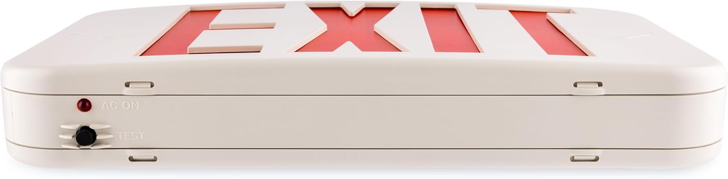 Westgate XTU-RG-EM LED Sign Exit Sign, Injection-Molded ABS Housing with Polycarbonate Cover, Dual Voltage 120/277VAC, 1W, Red/Green, Universal Mounting, 90 Min Emergency Battery, 3-Year Warranty