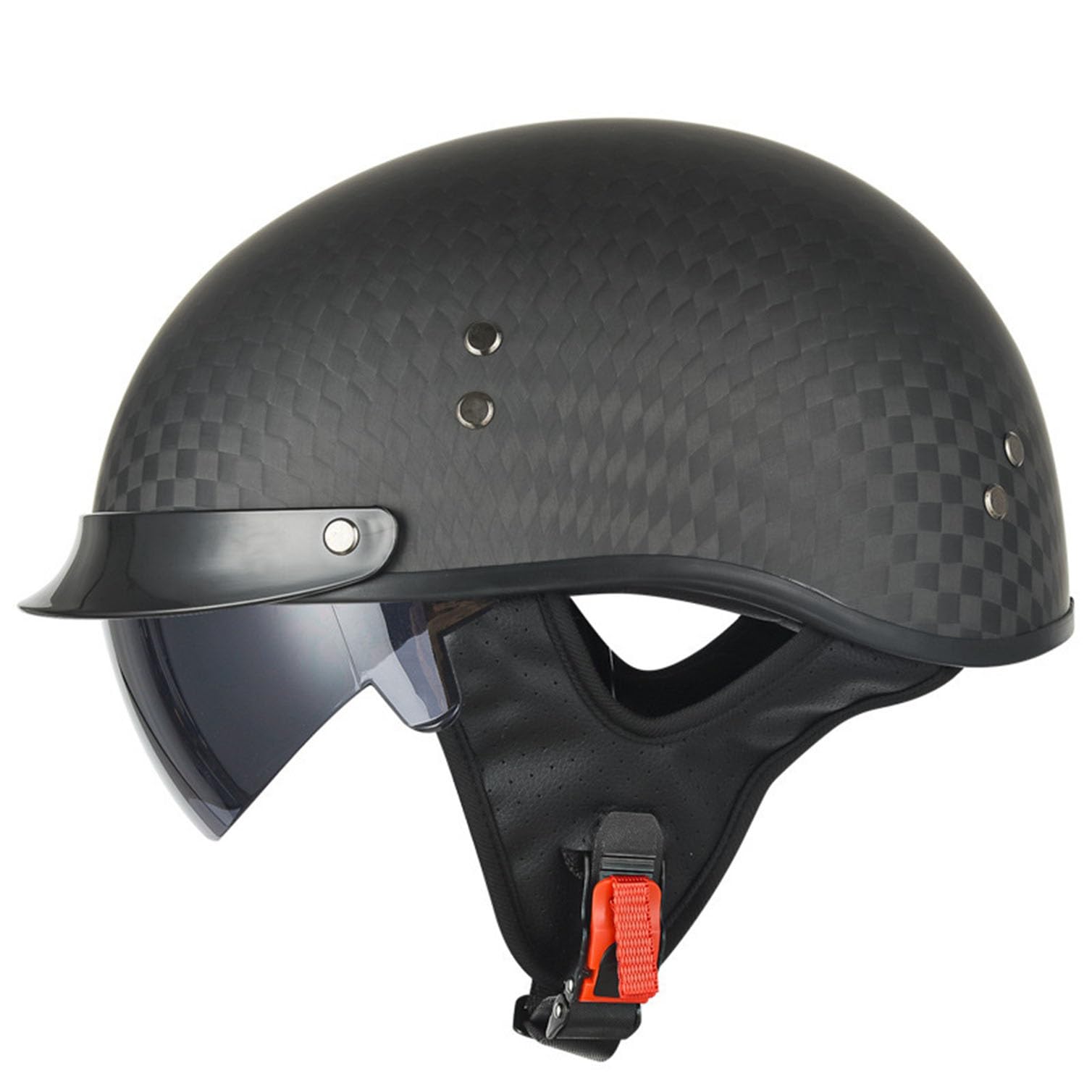 Casque moto demi-jet homologué ECE pour scooter urbain 2XL