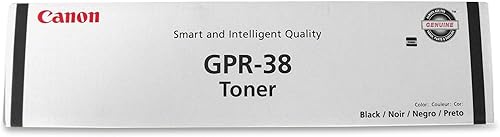 Canon 3766b003aa (gpr-38) Tóner, rendimiento de 56.000 páginas, negro