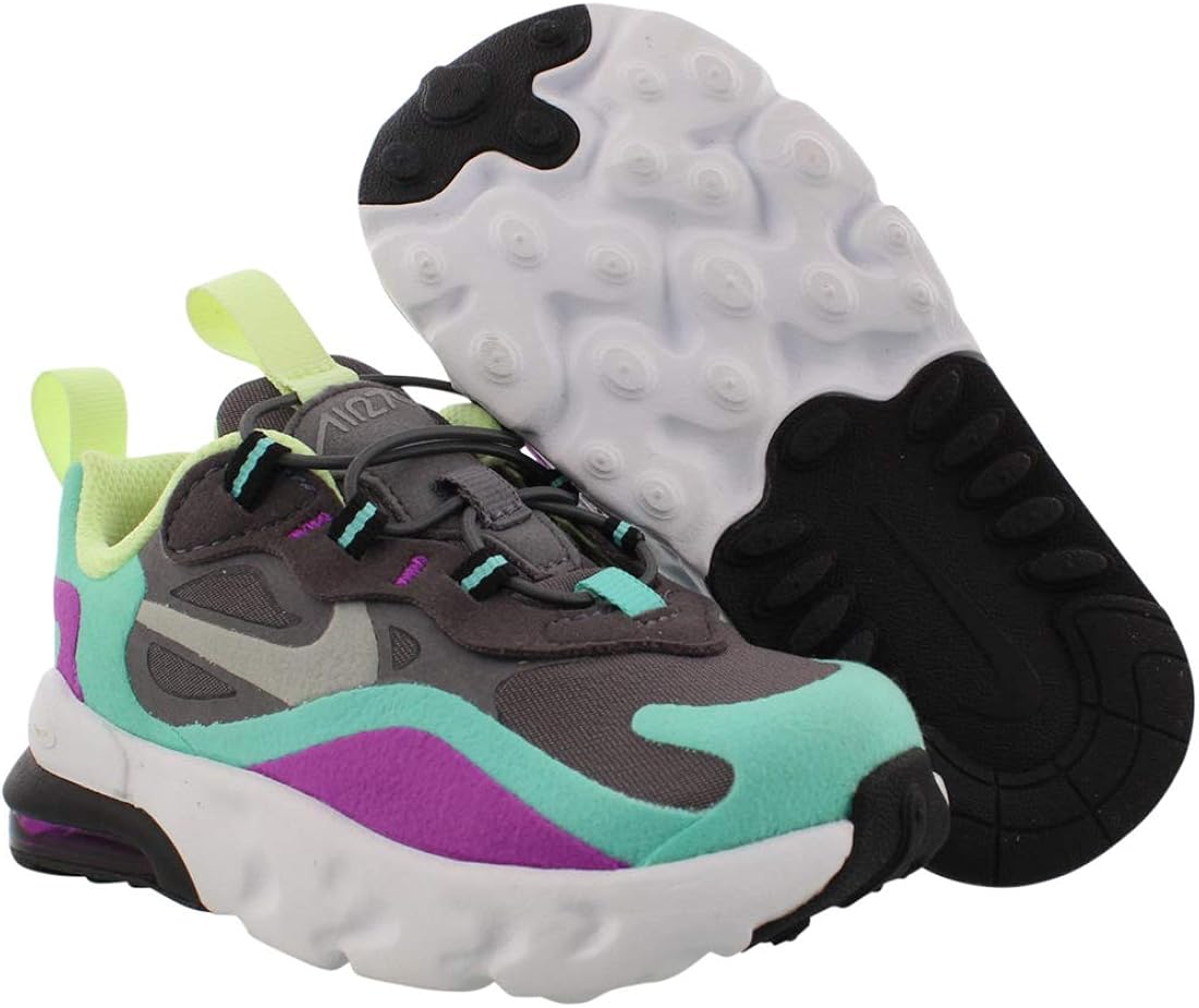 Amazon.com: Nike Air Max 270 React Bebé Chicas Zapatos, 4 : Ropa, Zapatos y  Joyería