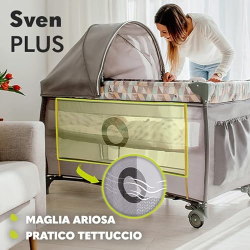 LIONELO Sven 2in1 Box bambini dalla nascita fino