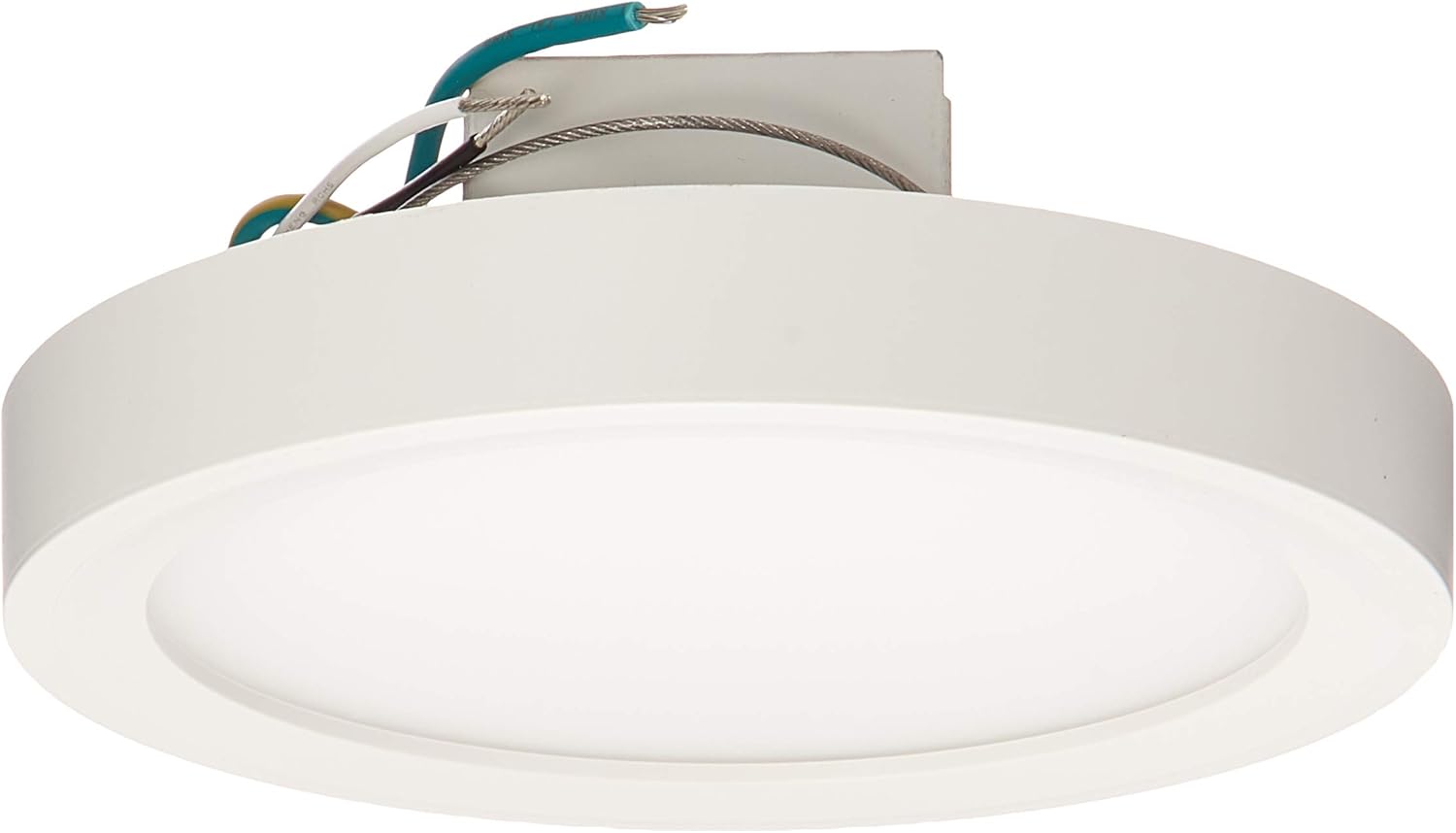 Juno Lighting JSF 5IN 07LM 30K 90CRI 120 FRPC WH LED Round 5Inch Slim