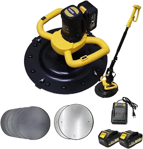 HOMURA 電動式トロウェル2プラス DKT-ZX03Y 延長ハンドル専用バッグ付属 建築 現場 充電式 電動 便利 工具 円盤 左官 不陸調整 コンクリート均し 土間仕上げ 6速調整 時短