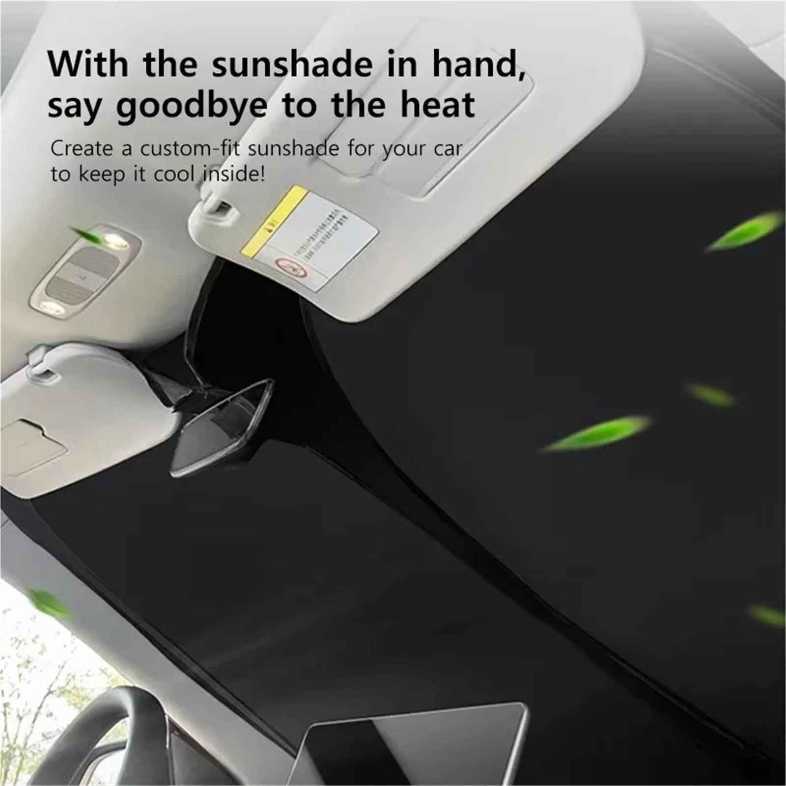 Parasol Lateral Coche Parasol Ventana Delantera Coche, protección UV, Protector Solar, Cubierta Visera para Parabrisas, Piezas Cortina automática(Small)
