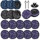 QWORK® 17-tlg. CSD Scheibe Set, 50mm Schleifscheibe Grobreinigungsscheibe für Oberflächenbearbeitung, Rost- und Lackentfernung