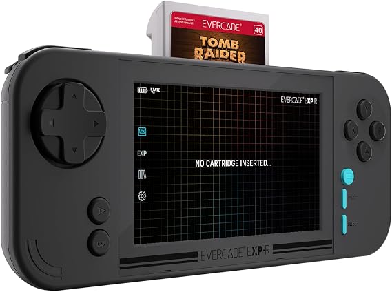 Evercade EXP-R Retro Gaming Handheld Console with Tomb Raider 1, 2 & 3