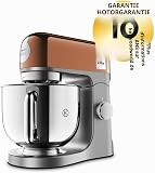 Kenwood kMix Editions KMX760GD Robot de cuisine avec bol en acier inoxydable de 5 l, système de sécurité à usage sûr, boîtier en métal, 1000 W, kit de pâtisserie 3 pièces et protection - 2