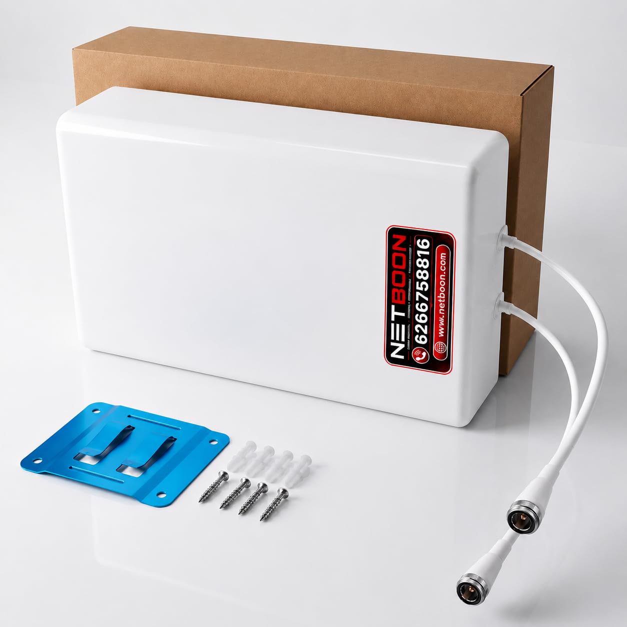 NETBOON 5G MIMO Patch Antenna | 9 dBi Indoor‑Outdoor Panel, 698–4000 MHz Frequency Coverage for Cellular Networks, IoT, Fixed Wireless, and Broadband Applications-image-38