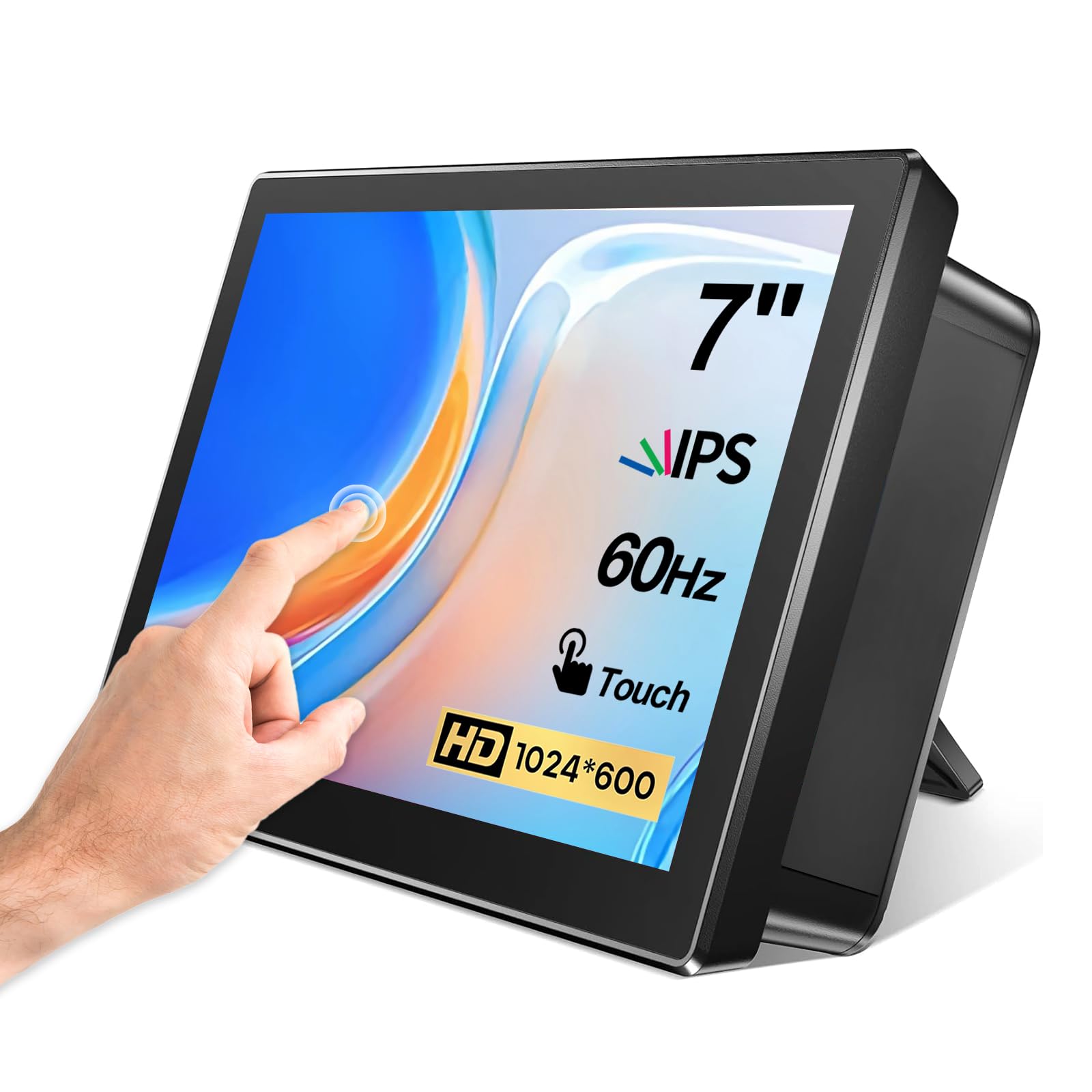 Amazon.com: HOWENS 7 Inch Touchscreen Monitor,16:9 IPS Screen HD 1024× ...