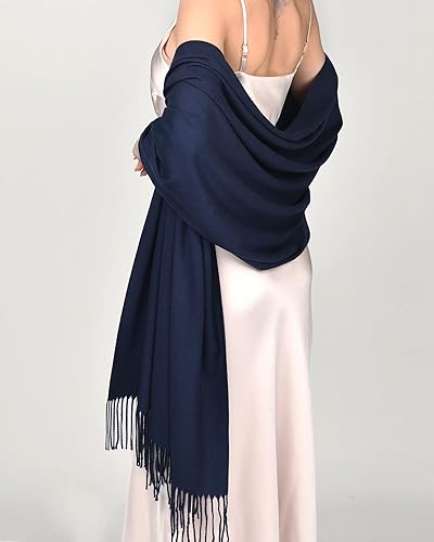 Miniatura 4 de Chales de seda Pashmina para mujer, como regalos de boda, para la novia, dama de honor, vestimenta de noche