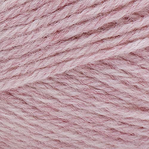 Image of Lion Brand Yarn Wool-Ease Yarn, Worsted-Weight Yarn for Knitting and Crocheting, 3 Pack, Blush Heather