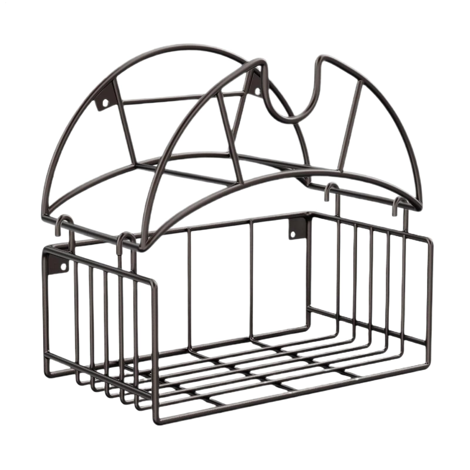 Generico Support de tuyau flexible mural | Support pour tuyau de jardin mural, support de tuyau résistant pour piscine garage et espace extérieur
