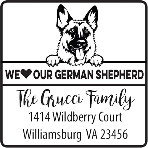 Vista 65 de Infusion Sello de goma cuadrado personalizado para raza de perro (Labrador Retriever)