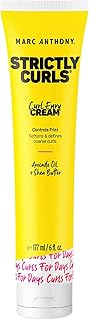 Marc Anthony Curl Envy Cream, Strictly Curls - Curl Defining Cream Softens Coarse Curls, Adds Bounce & Fights Frizz with Avocado Oil & Shea Butter - Sulfate-Free Hair Products for Curly Hair - 6 Oz