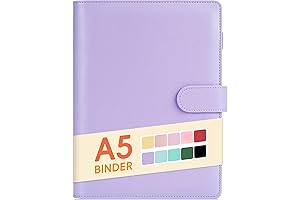 A5 Photocard Binder: Aesthetic 6-Ring Budget Planner