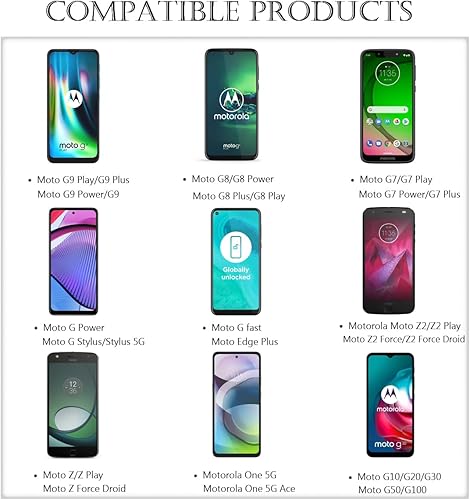 Miniatura 2 de Cargador rápido de 18 W compatible con Motorola Moto G Power 2022G Stylus 2021, G Fast, G Play, G Pure, G7 Play, Motorola One 5G AceFusion+Edge