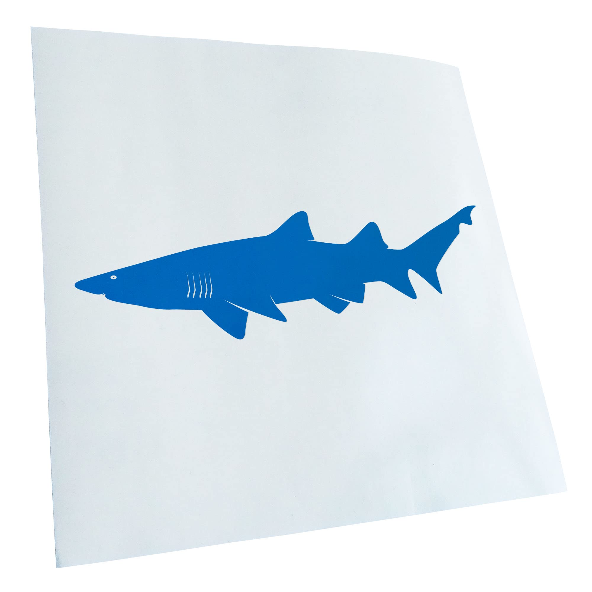 Kiwistar - Car Sticker - Shark Predator Fish Profile for Car, Laptop, Bike, Truck, Motorcycle Multicolor JDM Decal Racing