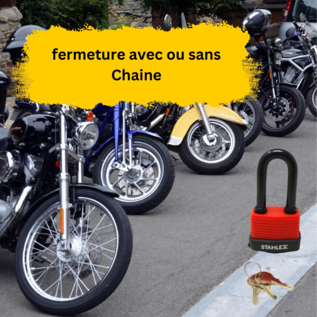 Cadenas Étanchéité Totale 50 Mm – Serrure Robuste Anti-Corrosion Pour Extérieur, Abri Jardin, Portail, Bateau – Sécurité Maximale Anti-Rouille