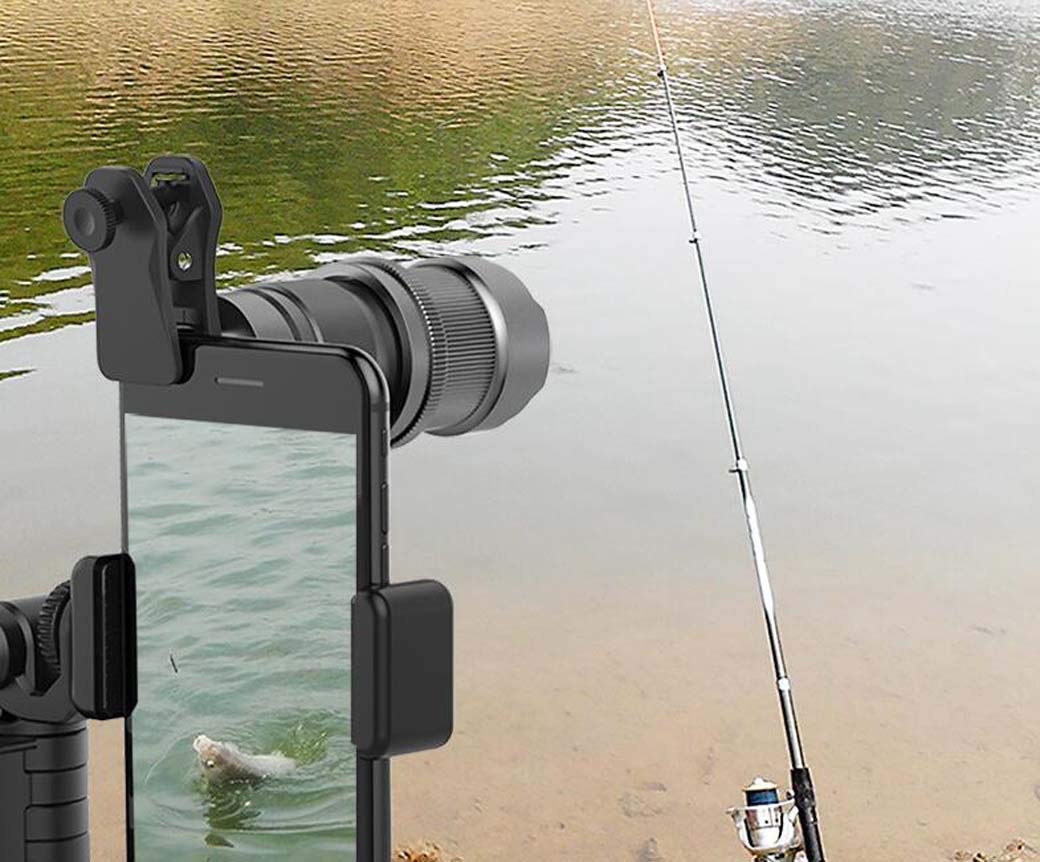 Lente monocular para teléfono móvil, teleobjetivo Universal para Exteriores, con Zoom de 4-12X.