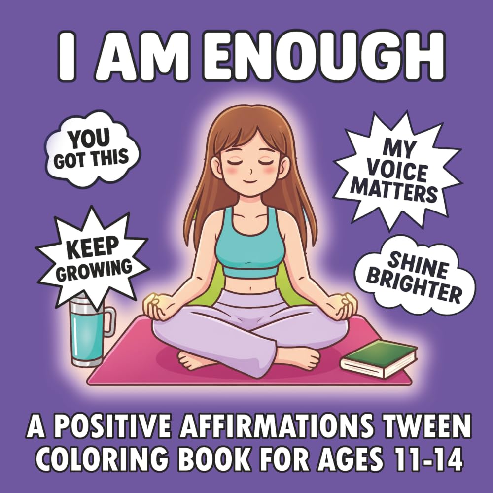 A Positive Affirmations Coloring Book: For Teens
