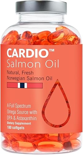 Aceite de pescado Omega 3 de alta resistencia, 1000 mg, aceite de salmón noruego con EPA y DHA, sin eructos ni regusto, suplemento de ácidos grasos